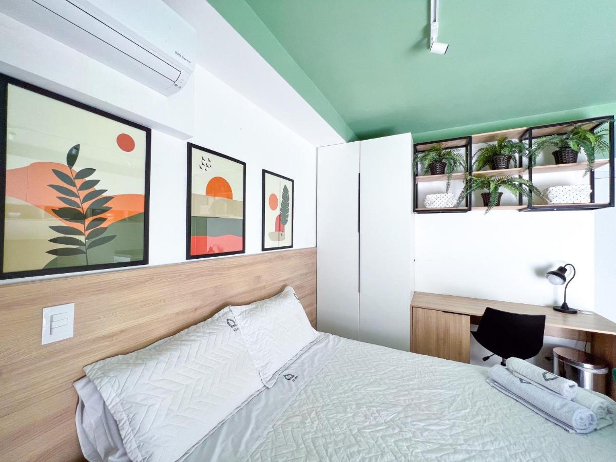 Apartamento Para Renovar As Energias - Cama Queen Sao Paulo Bagian luar foto